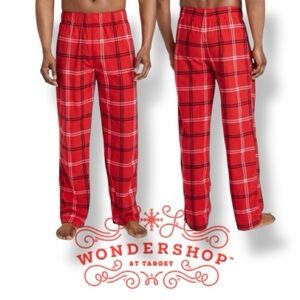 Wondershop Lounge Pants Fleece Men's Size XL Plaid